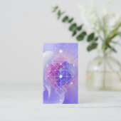 Carte De Visite La géométrie sacrée de lune de *~* de rose (Debout devant)