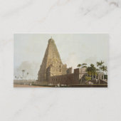 Carte De Visite La grande pagoda, Tanjore, plat XXIV du 'Orient (Dos)