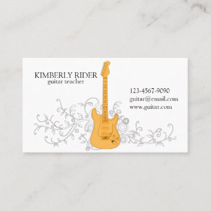 Carte De Visite La Guitare
