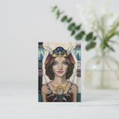 Carte De Visite La haute prêtresse (Debout devant)