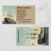 Carte De Visite La HMS Victory du Nelson (Devant / Derrière)