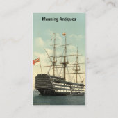 Carte De Visite La HMS Victory du Nelson (Dos)