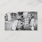 Carte De Visite La lanterne magique, c.1870 (photo de b/w) (Dos)