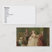 Carte De Visite La leçon de danse (Devant / Derrière)