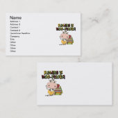 Carte De Visite La lecture est MOO-velous (Devant / Derrière)