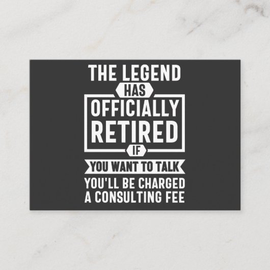 Carte De Visite La légende de Ha (Devant)