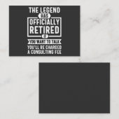 Carte De Visite La légende de Ha (Devant / Derrière)