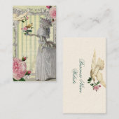 Carte De Visite La Lettre D’amour ivoire (Devant / Derrière)