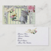 Carte De Visite La Lettre D'amour or (Devant / Derrière)