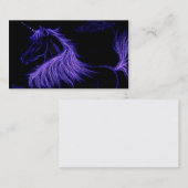 Carte De Visite la licorne rêve la lavande (Devant / Derrière)