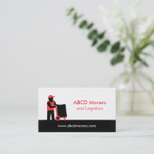 Carte De Visite La livraison mobile de logistique de services de (Debout devant)