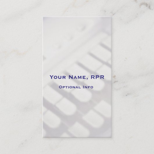 Carte De Visite La machine verticale de Steno verrouille le (Devant)