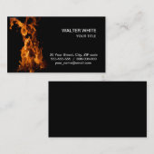 Carte De Visite La magie du feu (Devant / Derrière)