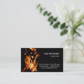 Carte De Visite La magie du feu (Debout devant)