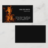 Carte De Visite La magie du feu (Devant / Derrière)