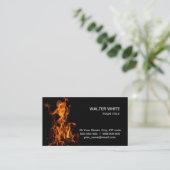 Carte De Visite La magie du feu (Debout devant)