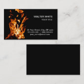 Carte De Visite La magie du feu (Devant / Derrière)