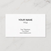 Carte De Visite La main du pianiste (Dos)