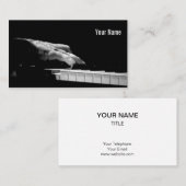 Carte De Visite La main du pianiste (Devant / Derrière)