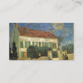 Carte De Visite La Maison Blanche la nuit par Vincent van Gogh (Dos)