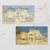 Carte De Visite La Maison jaune de Vincent van Gogh (Devant / Derrière)