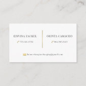 Carte De Visite La maison réinventée (Dos)