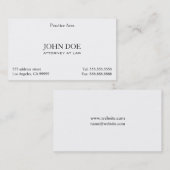 Carte De Visite La mandataire élégante nettoient II (Devant / Derrière)