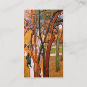 Carte De Visite La marche : Les Feuilles en chute par Vincent van  (Dos)