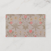 Carte De Visite La "marguerite", le premier papier peint a conçu (Dos)