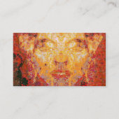 Carte De Visite LA MATIÈRE N'A PAS D'IMPORTANCE Masque fractal en  (Dos)