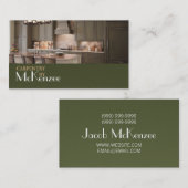 Carte De Visite La menuiserie, Les Usines De Construction, Le Plan (Devant / Derrière)