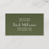 Carte De Visite La menuiserie, Les Usines De Construction, Le Plan (Dos)