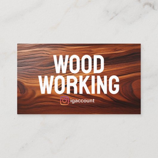 Carte De Visite La menuiserie moderne (Dos)