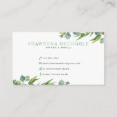 Carte De Visite La mère consolident Doula (Dos)