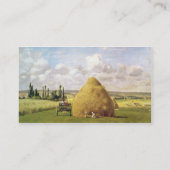 Carte De Visite La meule de foin, Pontoise, 1873 (Dos)