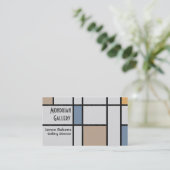 Carte De Visite La modernité de Mondrian (Debout devant)