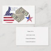 Carte De Visite La monnaie compte (Devant / Derrière)