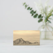 Carte De Visite La montagne du désert (Debout devant)