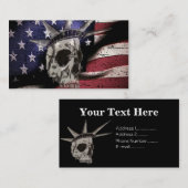 Carte De Visite La mort ou liberté (Devant / Derrière)