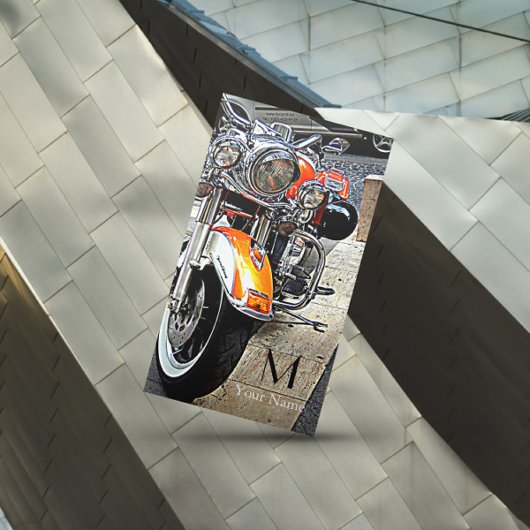 Carte De Visite La moto orange