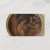 Carte De Visite La naissance de St John le baptiste, c.1526 (huile (Dos)