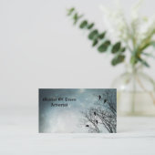 Carte De Visite La nature des arbres (Debout devant)