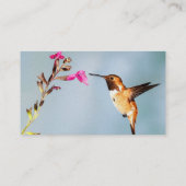 Carte De Visite La nature des colibris (Dos)
