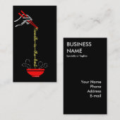 Carte De Visite La nouille est le meilleur (Devant / Derrière)