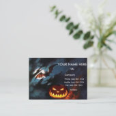 Carte De Visite La NUIT ÉFFRAYANTE conçoit le ~ (Debout devant)