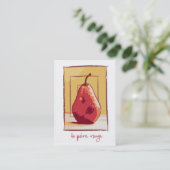 Carte De Visite La ours rouge (Debout devant)
