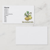 Carte De Visite la paire parfaite de poires (Devant / Derrière)