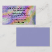 Carte De Visite La palette de l'artiste (Devant / Derrière)