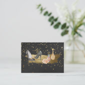 Carte De Visite *~* La Parties scintillant à huile d'or guérit le  (Debout devant)