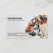 Carte De Visite la peinture de la nature animale h7677 (Dos)